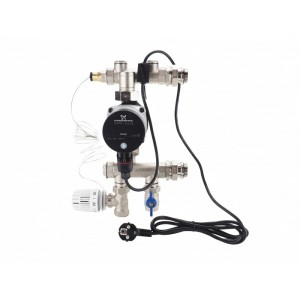 Chit incalzire pardoseala 40-60 mp cu grup de mixare , caseta si cleme tacker - incalzire 