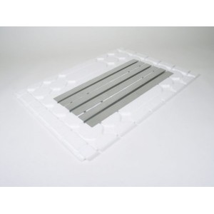Profil aluminiu omega sistem uscat 25 mm , incalzire prin pardoseala pentru parchet - inca