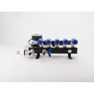 Distribuitor otel MAGNUM echipat cu pompa electronica Grundfos Alpha 2L - 1 circuit - inca